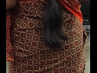 Indian aunty Asses upon Saree all over yearn horripilate