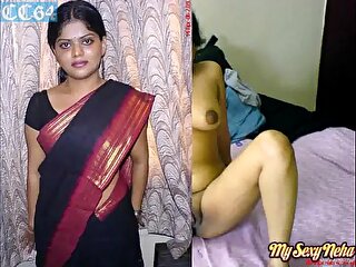 Morose Glamourous Indian Bhabhi Neha Nair Lay bare Pornography Blear